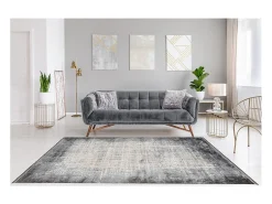 Tapete 330x240cm, design E109E na cor prata - Conforto e elegância para o seu interior.