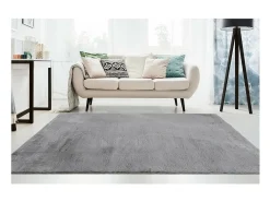 Tapete 110x60cm, design E005N na cor cinza - Conforto e elegância para o seu interior.