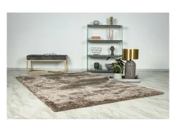 Tapete 170x120cm, design G008R na cor taupe - Conforto e elegância para o seu interior.