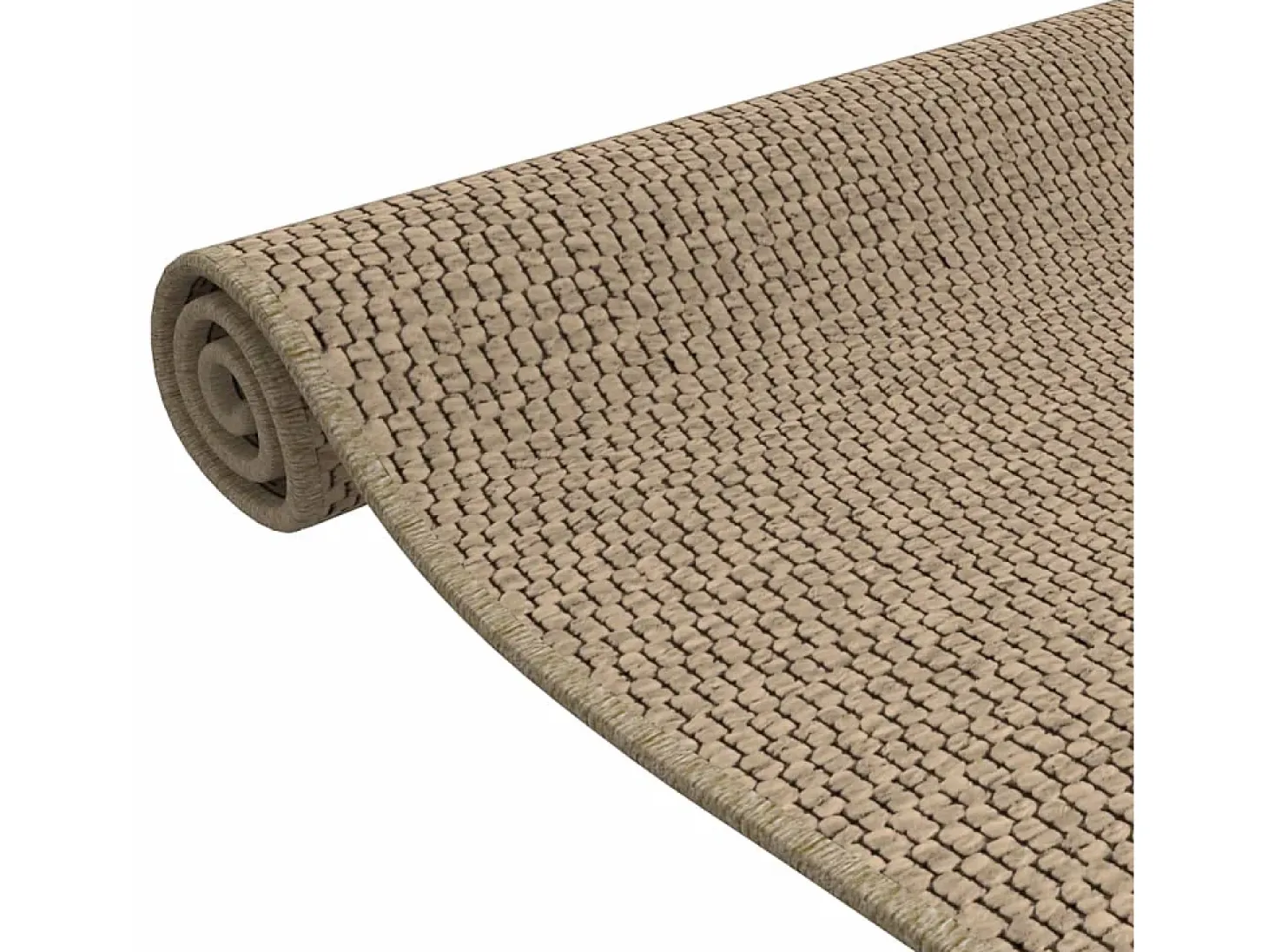 Tapete/passadeira 50x100 cm aspeto sisal cor areia PT105794