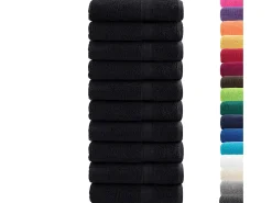 Toalhas de banho premium SOLUND 10pcs 100x150 cm 600 gsm verde PT853727