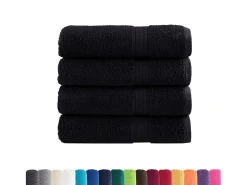 Toalhas de banho premium SOLUND 4 pcs 100x150 cm 600 gsm verde PT209521