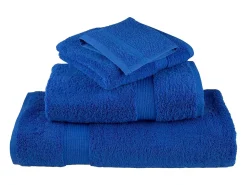 Toalhas de banho premium SOLUND 10pcs 100x150 cm 600 gsm azul PT304640