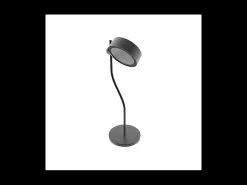 Zafferano SUPER O Candeeiro de mesa LED preto recarregável e regulável